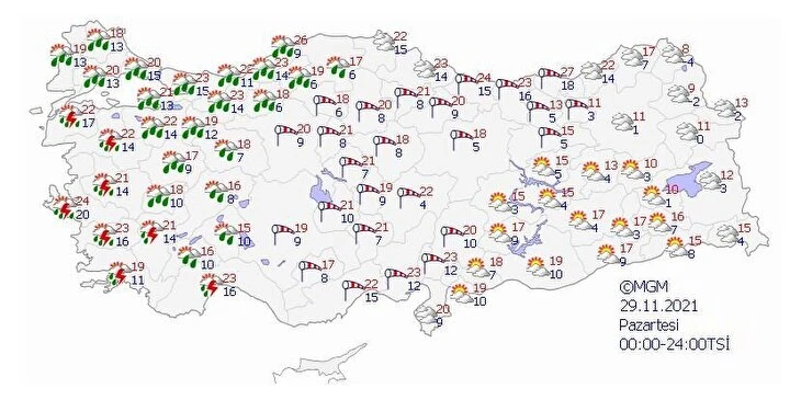 36 şehre kar yağacak! Hava sıcaklıkları düşüyor